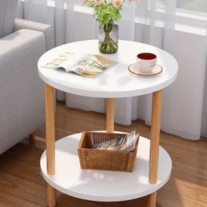 Moderan Okrugli Pomoćni Sto – Funkcionalnost i Stil u Jednom